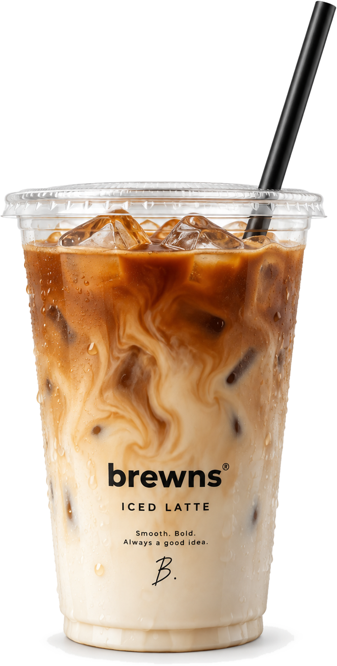 brewns iced latte